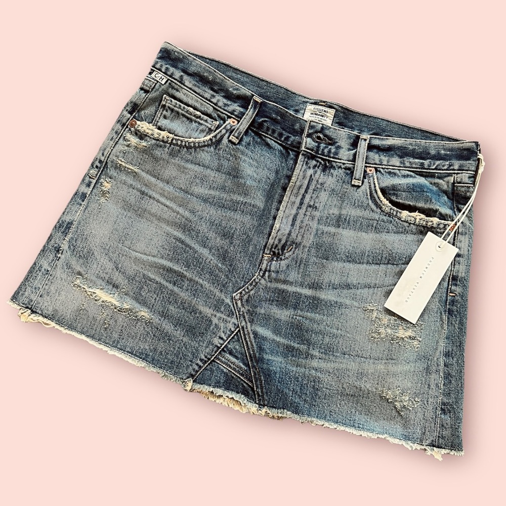 Citizens of Humanity Cut Off mini skirt in Greenpoint